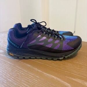 Merrell Antora 2 Womens 11W Trail Running Shoes Purple Blue Galaxy J067480W